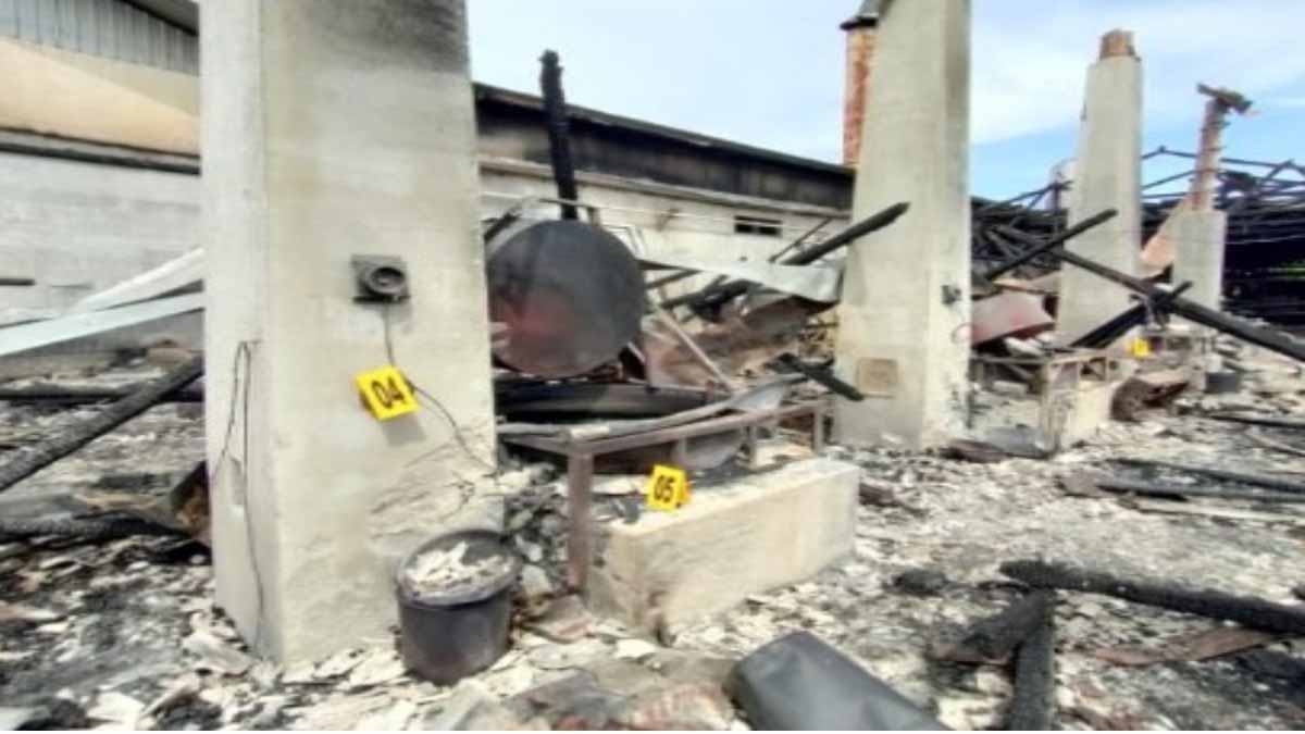 Penyebab Kebakaran Pabrik Kacang Sanghai di Tulungagung