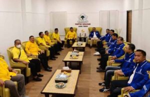 Bahas 2024 Golkar dan PAN Jatim Koalisi, Soal Capres-Cawapres Urusan DPP Pertemuan bersama DPW PAN dan DPD Golkar Jatim