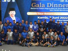 Jamu Persib Bandung, Rudi Berharap Batam Punya Tim Profesional Persib Bandung Batam