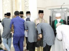 Warga Batam Antusias Salat Idul Fitri di Masjid Sultan Mahmud Riayatsyah Masjid Sultan Mahmud Riayatsyah