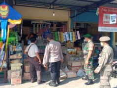 Cek Harga Migor, Jajaran Koramil 0808/16 Talun Blitar Blusukan Pasar Cek Harga Migor