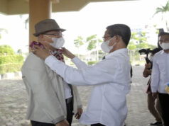 Rakornas Kepegawaian Digelar di Batam, Amsakar Jemput Kedatangan Plt BKN Bima Haria Wibisana Amsakar Achmad menjemput langsung Pelaksana Tugas BKN