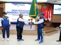 102 Atlet Batam Berjuang di Popda VIII Kepri, Pesan Rudi: Target Juara Umum Atlet Batam Berjuang di Popda VIII Kepri