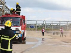 BP Batam Gelar Simulasi Penanganan Kebakaran di Dermaga Pelabuhan CPO Kabil Gelar Simulasi Penanganan Kebakaran