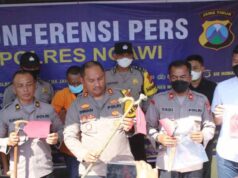 Polres Ngawi Berhasil Ungkap Kasus Pencabulan, Oknum Guru Spiritual Konferensi Pers Polres Ngawi Kasus Pencabulan Oknum Guru Spiritual