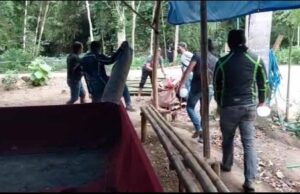 Penggrebekan Sabung Ayam di Tulungagung Terjadi Aksi Kejar-kejaran lokasi perjudian Tulungagung