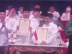 Partai Gerindra dan PKB Resmi Koalisi di 2024, Prabowo dan Cak Imin Teken Piagam Politik Gerindra dan PKB Koalisi 2024
