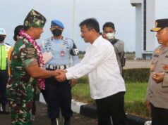 HM Rudi Sambut Panglima TNI Jenderal Andika Perkasa di Bandara Hang Nadim HM Rudi Sambut Panglima TNI Jenderal Andika Perkasa