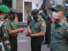 Cegah Pelanggaran, Kodim 0808/Blitar Sidak HP Anggota Kodim 0808 Blitar Gelar Pengecekan Anggota