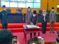 Perubahan KUA PPAS Tahun 2022, Pemkot Blitar Cadangkan Anggaran Pilwali dan Fokus RT Keren Wali Kota Blitar Santoso tandatangani Perubahan KUA PPAS Tahun 2022