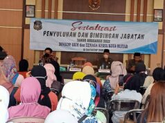 Wali Kota Blitar Buka Sosialisasi JKP pada Eks Karyawan Pabrik Rokok Apache Wali Kota Blitar Buka Sosialisasi JKP