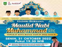 Peringati Maulid Nabi Muhammad SAW, Pemko Batam Hadirkan Imam Besar Masjid Istiqlal Jakarta Maulid Nabi SAW Tingkat Kota Batam