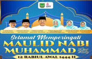 Rudi dan Amsakar Sampaikan Selamat Memperingati Maulid Nabi Muhammad SAW Rudi dan Amsakar Sampaikan Selamat Memperingati Maulid Nabi Muhammad SAW