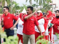 Bersama Masyarakat Batam, Rudi Ikuti Senam Jantung Nusantara dan Jalan Santai Wali Kota Batam Ikuti Senam Jantung Nusantara dan Jalan Santai