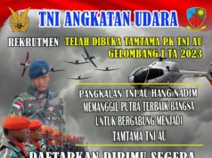 TNI AU Buka Pendaftaran, Cek Disini Syaratnya Penerimaan Tamata TNI AU.