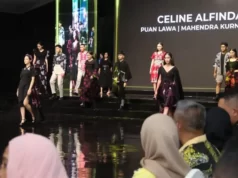 Malam Puncak BBFW 2022, Semangat Bergelora Marlim Kembangkan UKM Batik Batam Batam Batik Fasion 2022 di Dataran Engku Putri Batam Center