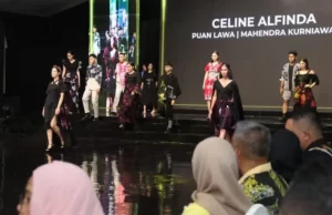 Malam Puncak BBFW 2022, Semangat Bergelora Marlim Kembangkan UKM Batik Batam Batam Batik Fasion 2022 di Dataran Engku Putri Batam Center