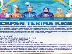 Rudi Apresiasi Kesuksesan HJB ke-193 Ucapan terimakasih HJB ke-193