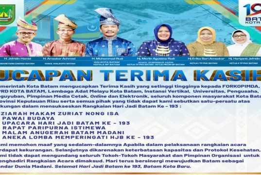 Rudi Apresiasi Kesuksesan HJB ke-193 Ucapan terimakasih HJB ke-193