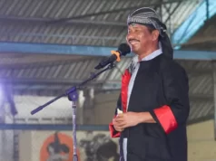 Hadiri Acara Pelantikan Pawargo Batam, Rudi Disarungkan Baju dan Blangkon Khas Ponorogo Wali Kota Batam di Pelantikan Pawargo Batam