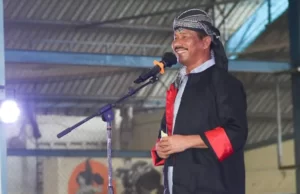 Hadiri Acara Pelantikan Pawargo Batam, Rudi Disarungkan Baju dan Blangkon Khas Ponorogo Wali Kota Batam di Pelantikan Pawargo Batam