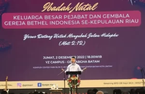 Perayaan Natal di YZ Campus GBI Tabgha, Wali Kota Batam: Jemaat Jaga Keamanan dan Kenyamanan Wali Kota Batam di Perayaan Natal di YZ Campus GBI Tabgha Batam