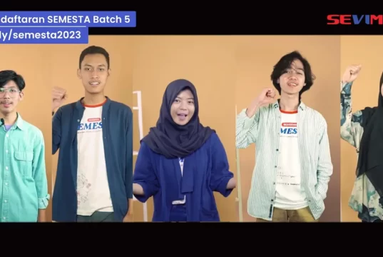 Beasiswa SEVIMA Kembali Dibuka, Kuliah Gratis dan Digaji Tiap Bulan untuk 25 Anak! beasiswa semesta 2023 Sevima