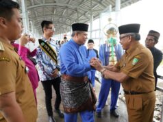 Juara Umum STQ Kepri X, Kafilah Batam Disambut Tepung Tawar STQ Kepri