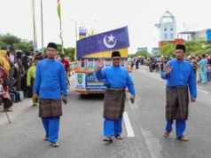 Pawai Taaruf STQH Kepri X: Kafilah Batam Usung Tema Kota Baru Kalifah Batam Pawai Taaruf STQH Kepri X