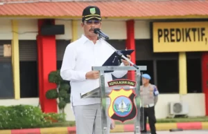 Wali Kota Batam Ajak Semua Elemen Sinergi Jaga Hutan Cegah Karhutla Wali Kota Batam apel deklarasi pencegahan Karhutla di Mako Polresta Barelang