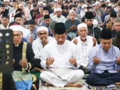 Salat Idul Adha 1444 H, Ribuan Jemaah Padati Masjid Sultan Mahmud Riayat Syah Wali Kota Batam Salat Iduladha 1444 H