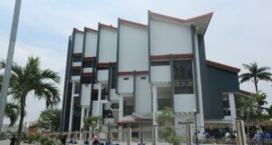 Demo Usai, Taman Depan BP Batam Rusak BP Batam