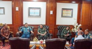 Sekda Kepri Audiensi dengan Kababinkum TNI, Bahas Peningkatan Status Pengadilan Militer Sekda Kepri