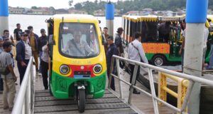 11 Unit Kendaraan Listrik Tiba di Pulau Penyengat, Gantikan Bentor Pulau Penyengat