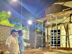 Kanopi Rumah Imam Masjid Tanjak Ambruk, Satu Pekerja Luka Imam Masjid Tanjak