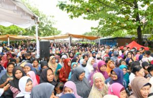 RIbuan Warga Tanjungpinang Serbu Pasar Murah Pemprov Kepri Pasar Murah Kepri