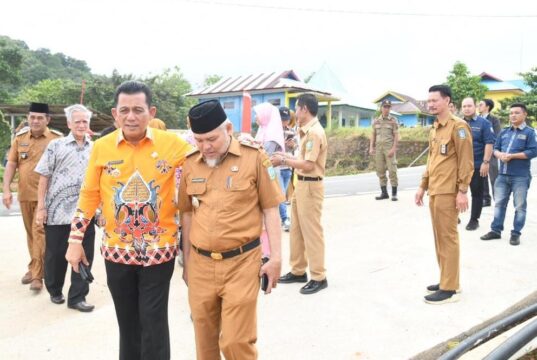Proyek Jalan Letung – Kuala Maras di Kepulauan Anambas Tuntas, Akses Orang dan Jalan Kian Lancar Anambas