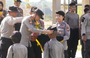 Polda Kepri Gelar Pembaretan Bintara Remaja Gelombang II Polda Kepri