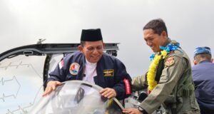 Gubernur Kepri Sambut Kedatangan Tiga Pesawat Tempur TNI AU di Bandara RHF Tanjungpinang Bandara RHF Tanjungpinang