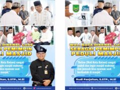 Wali Kota Dikenal Luas Sebagai Pemimpin Peduli Masjid Isu miring yang diberitakan salah satu media online terkait Wali Kota Batam