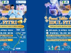 Pawai Takbir Idul Fitri dan Mobil Hias Batam, Start dari Dataran Engku Hamidah, Finish di Simpang Barelang Pawai Takbir Idul Fitri Keliling Batam