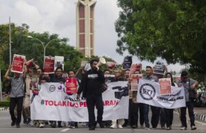 Jurnalis dan Pemilik Media di Kepri Tolak RUU Penyiaran RUU Penyiaran