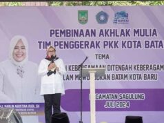 Pembinaan Akhlak Mulia TP-PKK, Marlin Bekali Perempuan Mendidik Anak sejak Dini Wakil Gubernur Kepulauan Riau sekaligus Ketua TP PKK Kota Batam