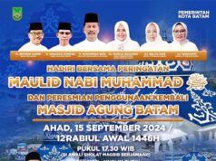 Peresmian Masjid Agung Batam Ditandai dengan Perayaan Maulid Nabi Pemko Batam peringatan Maulid Nabi Muhammad SAW