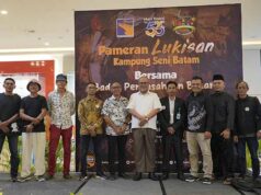 Semarak Hari Bakti, BP Batam Bersama Komunitas Kampung Seni Batam Gelar Pameran Lukisan Semarak Hari Bakti, BP Batam