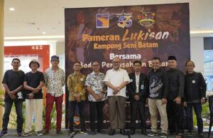 Semarak Hari Bakti, BP Batam Bersama Komunitas Kampung Seni Batam Gelar Pameran Lukisan Semarak Hari Bakti, BP Batam